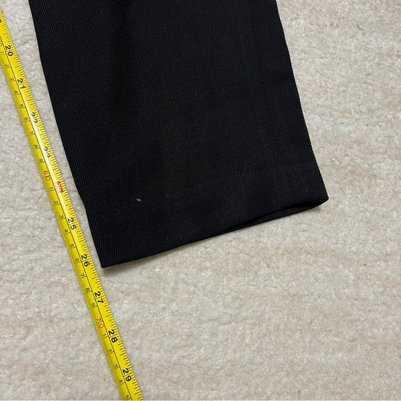 Club Monaco Unisex Cargo Pants Black Polyester and Wool Blend Size 32X26 - Picture 6 of 8